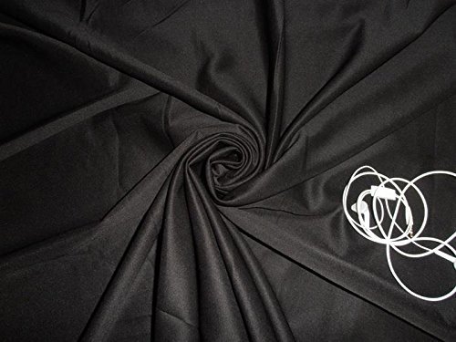 Black neoprene/ scuba fabric 59