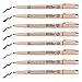Sakura Pigma Micron PN line Drawing 8 Color pens Set, Bible journaling Study kit, Assorted colors