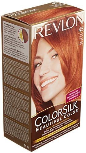 Revlon ColorSilk Beautiful Color Permanent Hair Color 45 Bright Auburn 1 EA - Buy Packs and SAVE (Pack of 3)