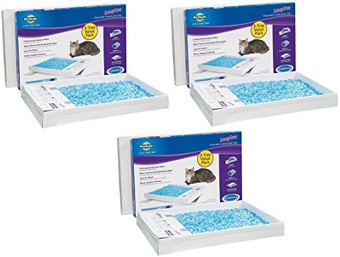 9-Count ScoopFree Litter Tray Refills with Premium Blue Crystals (3 Packages with 3 Refill Trays each)