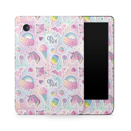 Glossy Glitter E-Reader Skin Compatible with Kobo Clara Colour (2024) - Unicorn…