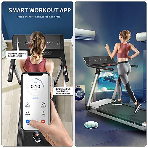 RHYTHM FUN Treadmill Folding Treadmill Desk Treadmill 4.0HP Electric