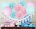 Gender Reveal Party Supplies Gender Reveal Decorations BOY OR Girl? Banner with Tissue Pom Poms Paper Lanterns Baby Blue Pink for Birthday/Pink and Blue Decorations