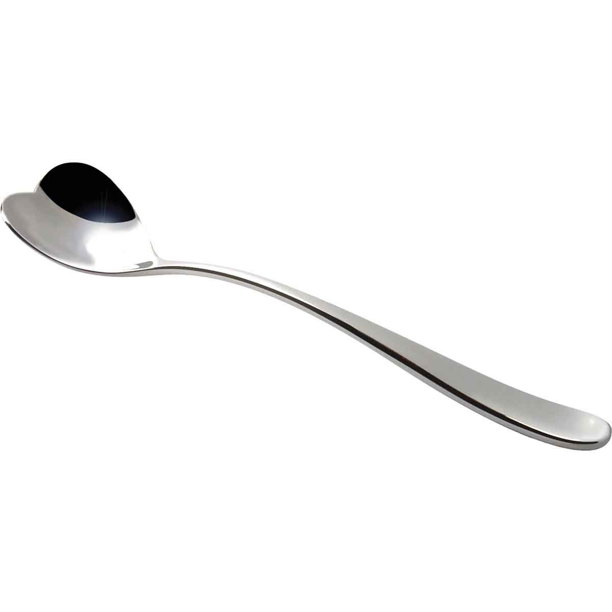 Alessi A di AMMI01CU Ice Cream Spoon in 18/10 Stainless Steel Mirror Polished, Silver, 19 x 5.7 x 3.1 cm