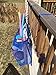 MESH TITAN Pool Storage Bag (Blue) - Organizer for Pool, Fence, Deck, Garage, Gym - 60” Pouch Floats, Sports Balls, Inflatable rafts, Toys, Yoga Balls and More