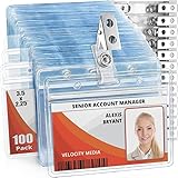 Mifflin-USA Horizontal Plastic Card Holder with