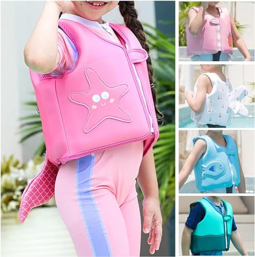 OYDAS Swim Vests for Kids,Child Swimming Jackets Kid Swim Vest Float Jackets Toddlers Floatie Swim Trainer Jackets SWIM Aid Jackets Kids Swim Vest,suitable for under 30kg,2-6 years kids
