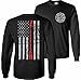Patriot Apparel Thin Red Line Halligan Firefighter Long Sleeve T-shirt