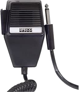 Push-to-Talk CB/Handheld Microphone with Phone Plug also for Speco 600 ohm impedance