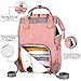 PLESIU Qudasar PDTXCLS HOMIEBUDS Zmaomaoy UPinYi Diaper Bag Backpack - Large Capacity Multifunction Waterproof Travel Backpack Nappy Bag for Baby Care?Pink?