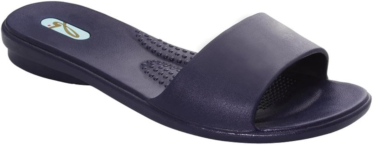 Amazon.com | Oka-B Grace Slip On Sandal (ML (8.5-9.5), Sapphire) | Slides