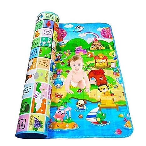 Sonani Double Sided Water Proof Baby Mat Carpet Baby Crawl Play Mat Kids Infant Crawling Play Mat Carpet Baby Gym Water Resistant Baby Play & Crawl Mat