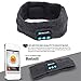 Bluetooth Headband, Ranger5 Wireless Sports Music Headwear Strap Outdoor Speaker and Headset, Grey