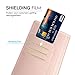 MoKo RFID Block Passport Holder Cover Travel Wallet for Men & Women - Rose Gold