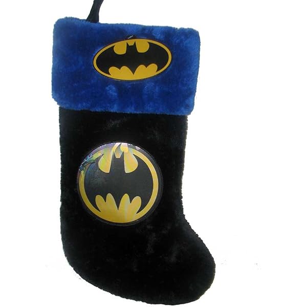 Batman Christmas Stocking - 19 Inch DC Comics Official Licensed Holiday Decor