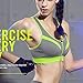 BaBana Women's Zip Front Anti Sports Yoga Bra, shock Wireless Yoga Running Sports Bra (X-Large)