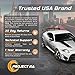Optix P.RA 3-Sided EOS 9005 + 9006 LED Headlight Bulbs - Low Beam + High Beam - Complete Conversion Kit - 6000K Cool White