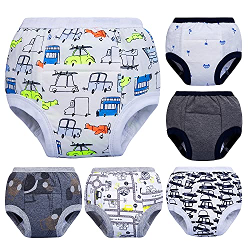 Yinson 6Pack Padded Toddler Cotton Potty Training Pants Underwear for