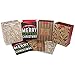 Kraft 20 Pack Christmas Gift Bags Set Holiday Small Medium Foil Glitter Handles Bulk Lot