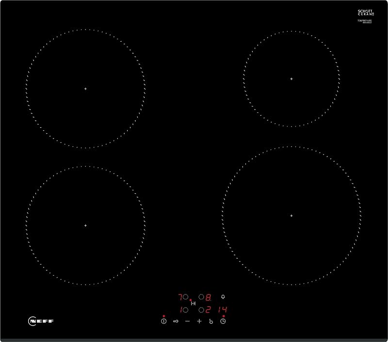 Neff T36FBE1L0 N 30 Built-in Induction Hob 60 cm Black with TouchControl