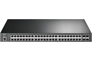 TP-Link TL-SG3452P | 48 Port Gigabit L2+ Managed PoE Switch | 48 PoE+ Port @384W, 4 x SFP Slots | PoE Auto Recovery | Omada SDN Integrated | IPv6 | Static Routing | 5 Year Manufacturer Warranty