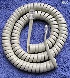 Handset Cord 12 Ft Ash High Quality For Nortel, M-Series, NEC D-Term, Classic Siemens / Rolm and More