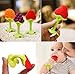 6 Pack Baby Teething Toys for Newborn Infant, BPA Free Freezer Safe Silicone Fruit Baby Teethers Soothe Babies Gums Set for Babies 0-6 Months 6-12 Months
