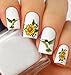 Nail Art Water Slide Tattoo Stickers Decals Immense Designs: Flowers/Leaves/Butterflies/Humming Birds/for an Elegant Manicure 10 - Pack/LDII/