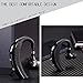 Benazcap Bluetooth Headset V4.0 Wireless Headphone Sweat Proof Earpiece Noise Isolating Sport Earphones with Mic Stereo Sound for Apple Iphone, Samsung, Lg, Pc Laptop