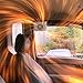 Qiyun 0.8W Solar Powered Car Auto Cooler Ventilation Fan Automobile Air Vent Exhaust Heat Fan with Rubber Strip