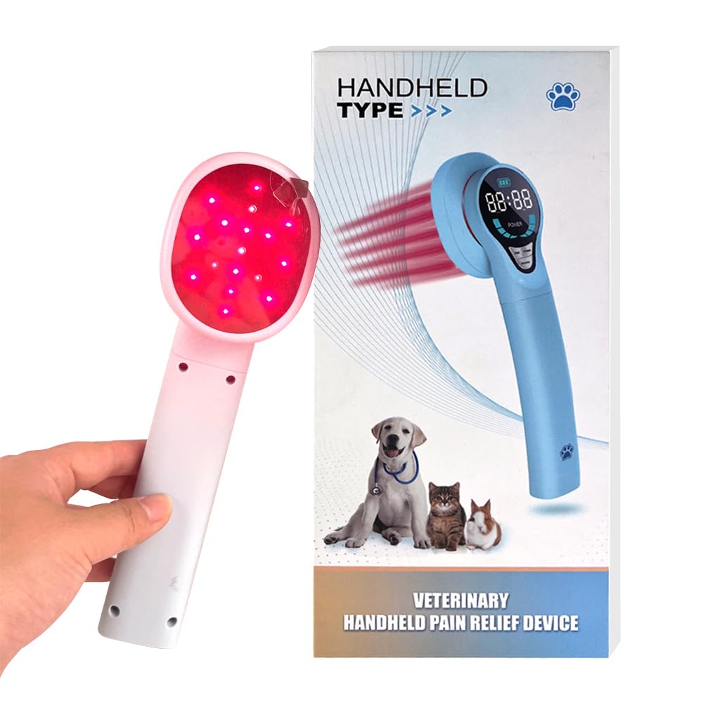 Pet-Cure Light Therapy Device for Pets 665mW, red + Infrared Light Therapy for Bone, Tissue, and Skin Injuries