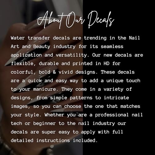 Cute Cartoon Princess Nail Art Decals Jasmine Ariel Elsa Clear Water Transfer Nail Wraps for Acrylic Gel X Press On Nail Extensions Manicure Accessories (30MM Shorty) - Image 3