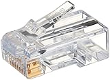 Platinum Tools 100010B EZ-RJ45 Cat6 Connector, 100-Pack