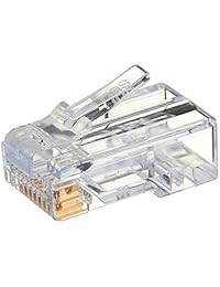 Platinum Tools 100010B EZ-RJ45 - Conector Cat6 (100 unidades)