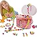 IQKidz Pop Beads, Kids' Jewelry Making Kits - Arts and Crafts for Girls Age 3, 4, 5+ Year Old Toys, DIY Necklace, Bracelet and Headbands, Fashion Fun Creativity Christmas Birthday Gifts (520+ PCS)