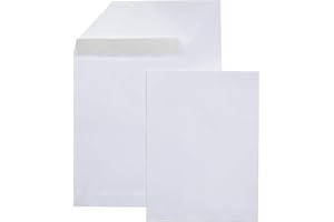 �鶹��Basics Catalog Mailing Envelopes, Peel & Seal, 9x12 Inch, White, 250-Pack - AMZA33