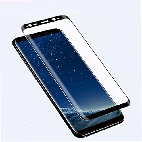 Galaxy Note 8 Screen Protector Glass,[Anti-scratches][Anti-Finger(Full Screen Coverage)(Easy Installation Tray),Lucyhuanx 3D Curved Samsung Galaxy Note 8 Tempered Glass Screen Protector 2017 (Black )