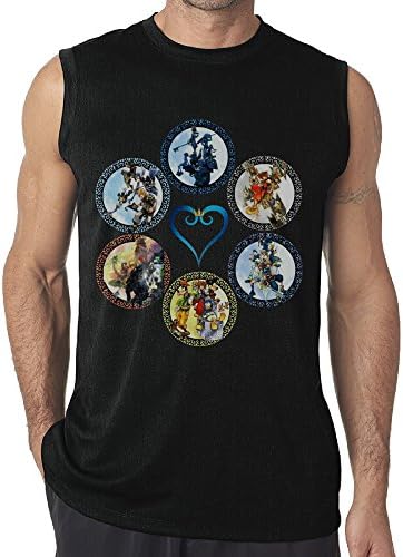 Kingdom Heart Game Cotton Tank Top Shirs For Man