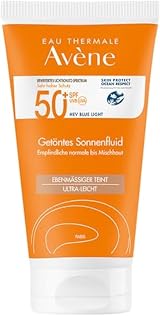 Avène SPF 50+ Tinted Sunscreen Fluid Very High Protection UVB UVA Sensitive view 1