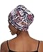 Women Turban Hat Head Wrap - Multi Colour Black African Jersey Magic Headband Turbans Headwrap Tube Scarf Tie Hijab For Hair Muslim Bohemian Boho Chemo Cap