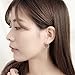 A&C Fashion Korean Version Chic Asymmetric Round Pendant Ear Line for Women. Unique Handmade Earrings Jewelry for Girl. (Silver Color)