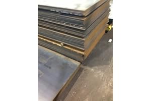 TTAMG 3/8" x 8" x 10" x 3/8" Mild Steel Flat Bar Steel Plate