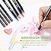 Watercolor Brush Pens, Ohuhu 20 Colors Water Color Painting Markers W/ A Water Coloring Brush, Watercolor Paints for Adult Coloring Books Manga Comic Calligraphy, Back To School Art Supplies