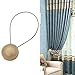 Lychee Hemispherical Curtain Holder Tiebacks Magnetic Buckle Drapery Home Decor 1Pc