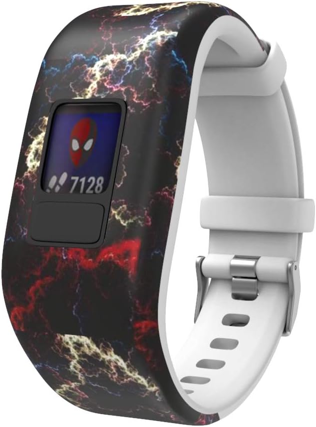 WIIKAI Replacement for Garmin Vivofit 3,Vivofit JR,Vivofit JR 2 Strap Bands,Silicone Watch Band Compatible for Garmin Vivofit 3,Vivofit JR,Vivofit JR 2.