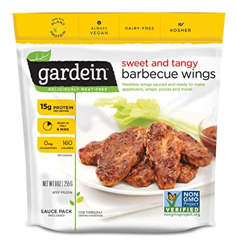 Gardein Sweet and Tangy Barbecue Wings, Meatless Protein Packed Wings, Contains Sauce Packet, 9 Ounce (Frozen) - Thumbnail 6