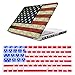 HDE Plastic Hard Case and Keyboard Cover for MacBook Pro 13 (Non Retina) Snap On Protective Hard Shell USA Flag Design Fits Old MacBook Pro 13 Inch Model A1278 with CD Drive (USA Flag)