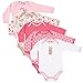 Luvable Friends Unisex Baby Cotton Long-Sleeve Bodysuits, Bunny, 0-3 Months