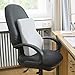Lumbar Support Cushion - 100% Memory Foam Molds into Your Body Contours- Relieves Back Pains - Improves Seating Posture - Removable Washable Fabric Cover - Best for Car Seats, Chairs and More