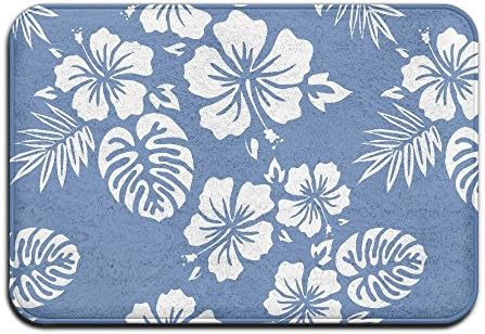 Fimaliy Soft Non-slip Aloha Hawiian Bath Mat Coral Rug Door Mat Entrance Rug Floor Mats For Front Outside Doors Entry 40 X 60 Cm.